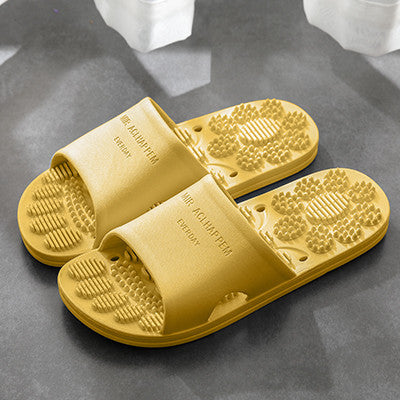 Home Bathroom Non-slip Indoor Slippers Supermarket Hotel Men's And Women's Massage House Soft Foams Slippers