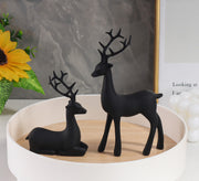 Deer ornaments and living room decorations