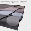 Rolls of bathmats with a smooth cutting edge on a white background
