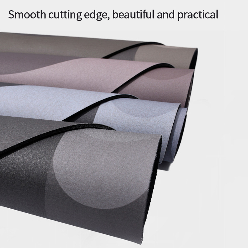 Rolls of bathmats with a smooth cutting edge on a white background