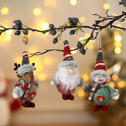 Christmas decorations Christmas tree decorations Christmas gifts Colorful cloth foam pendant decorations