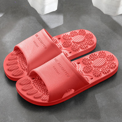 Home Bathroom Non-slip Indoor Slippers Supermarket Hotel Men's And Women's Massage House Soft Foams Slippers