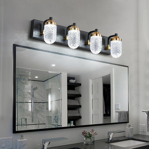 Vanity  Lights With 4 LED Bulbs For Bathroom  Lighting