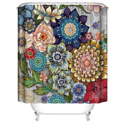 Bohemian Style 3D Digital Printing Polyester Waterproof and Mold Proof Shower Curtain Bathroom Shower Curtain