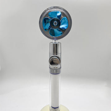 360° Rotating Water-Saving Shower Head with Fan - Temmorce