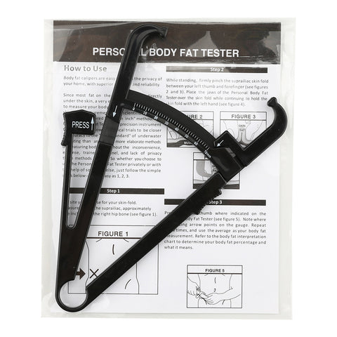 Body Fat Caliper and Measuring Tape for Body Skin fold Calipers and Body Fat Tape Measure Tool