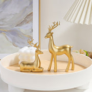 Deer ornaments and living room decorations