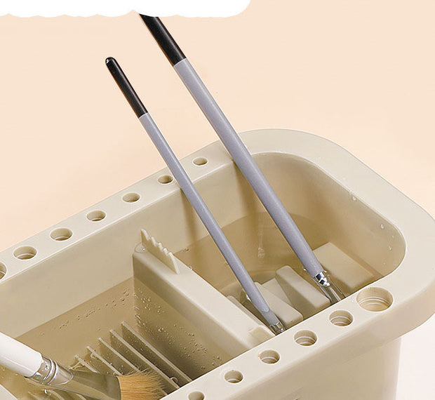 Multi functional three piece pen washing bucket set