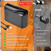 Electric Knife Sharpener, Professional Knife Sharpener for Home, Stages for Kitchen Knives Quick Sharpening & Polishing