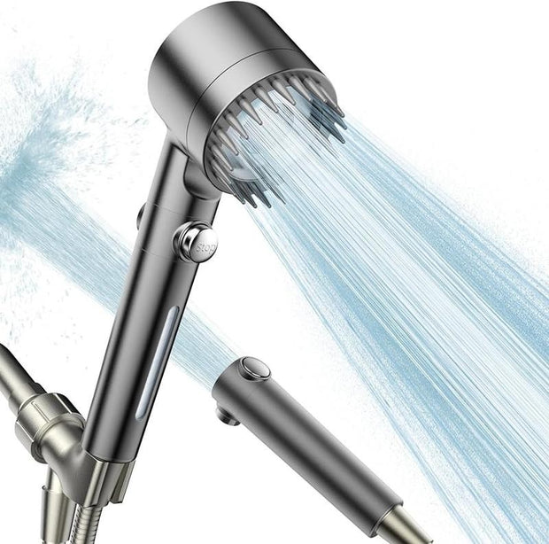 Shower set (shower head, adapter, water pipe, filter element)