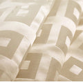Close-up of Yellow Golden Jacquard curtain