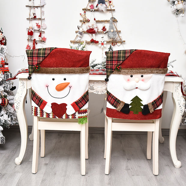 Christmas Decorations Dining Chair Cover Christmas Supplies