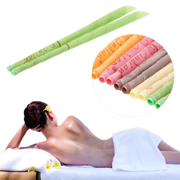 16Pcs Ear Wax Cleaner Removal Indian Coning Fragrance Ear Candles Healthy Care Ear Care Random Color