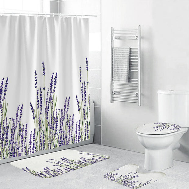 Bohemian Style 3D Digital Printing Polyester Waterproof and Mold Proof Shower Curtain Bathroom Shower Curtain