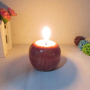 Fruit Candles Christmas Simulation Artificial Apple Shape Candles Christmas Eve Wedding Party Decoartion Supplies Creative Gift