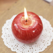 Fruit Candles Christmas Simulation Artificial Apple Shape Candles Christmas Eve Wedding Party Decoartion Supplies Creative Gift