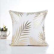 Christmas Cushion Cover Decorative Pillow Case Eco-Friendly Gold Sofa Seat Case Car Pillowcase Soft Bed Pillow Case